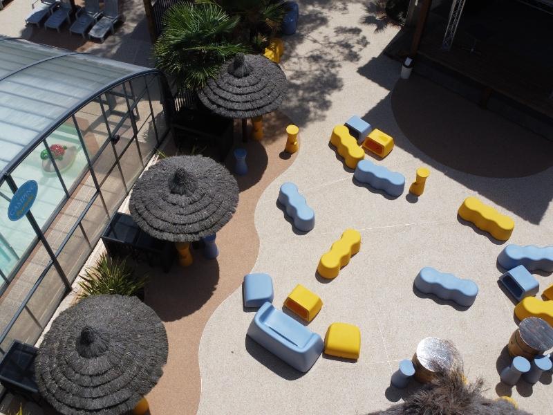 vue aérien camping